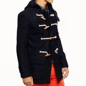 J.Crew Men's Large Navy Wool Toggle Jacket